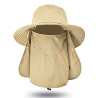 Sombrero De Pescador Para Hombre Verano Al Aire Libre De Secado Rápido Sombrero De Protección Solar sku image 3