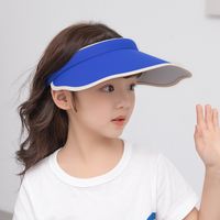 1029 Children&#39;s Sunscreen Hat Summer Empty Top Big Brim Hat Boy Sunshade Hat Girl Baby Cool Hat Summer Sun Hat sku image 7
