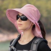 أزياء الصيف القبعات أنثى تسلق الجبال قبعة صياد كبيرة الحواف sku image 4