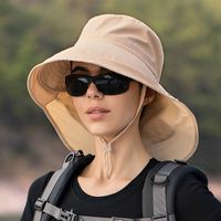 أزياء الصيف القبعات أنثى تسلق الجبال قبعة صياد كبيرة الحواف sku image 6