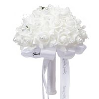 Fashion Wedding Supplies Foam Simulation Hand Holding Flower Pearl Decoration sku image 13