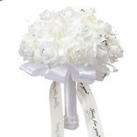 Fashion Wedding Supplies Foam Simulation Hand Holding Flower Pearl Decoration sku image 14