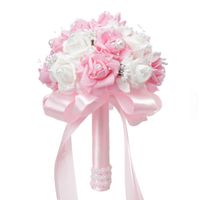Fashion Wedding Supplies Foam Simulation Hand Holding Flower Pearl Decoration sku image 10