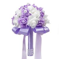 Fashion Wedding Supplies Foam Simulation Hand Holding Flower Pearl Decoration sku image 12