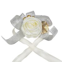 Fournitures De Mariage De Style Occidental Argent Rose Poignet Fleur Fournitures De Mariage En Gros sku image 3