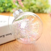 New Transparent Plastic Ball Hollow New Year Spring Festival Decorations sku image 1
