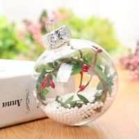 New Transparent Plastic Ball Hollow New Year Spring Festival Decorations sku image 3