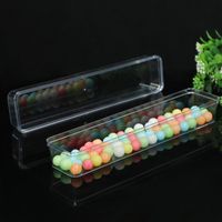 New Ps Plastic High Transparent Cake Candy Food Packaging Box Necklace Jewelry Storage Box Factory Wholesale Customization sku image 1