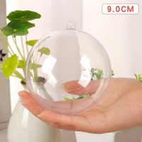 Christmas Decoration Ball Acrylic Plastic Transparent Ball Shopping Mall Window Decoration sku image 6