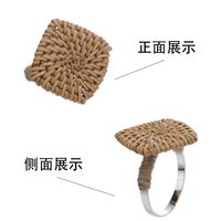 Rattan Simulation Napkin Buckle Western Restaurant Mouth Cloth Ring Wholesale sku image 5