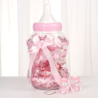 Hucha De Botella De Leche, Embalaje Creativo, Caja De Dulces De Plástico, Baby Shower, Caja De Dulces De Boda Transparente Europea, Personalización sku image 2