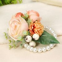 Fashion Bride Simulation Flower Bracelet Wedding Wedding Supplies Wholesale sku image 2