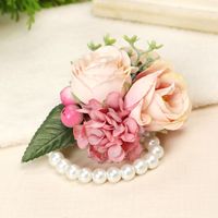 Fashion Bride Simulation Flower Bracelet Wedding Wedding Supplies Wholesale sku image 4