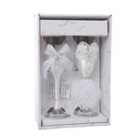 European-style Wedding Wine Glasses Bride And Groom Wedding Glass Goblets Set Banquet Champagne Glasses Party Wine Glasses sku image 6