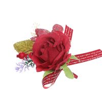 Fournitures De Mariage Corsage De Simulation De Couple Décoration Florale Créative sku image 1