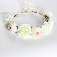 New Fashion Bohemian Flower Headband Bridal Photo Headwear sku image 2