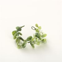 Cross-border Special For Forest Photo Shoot Green Plant Flowers Bride Holiday Wedding Head Flower Garland sku image 1