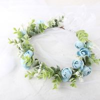 Fashion Flowers Bridal Wreath Headdress Accessories Wedding Hair Accessories sku image 2