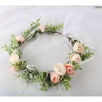 Fashion Flowers Bridal Wreath Headdress Accessories Wedding Hair Accessories sku image 6