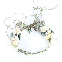 New Bohemian Beach Simulation Flower Headband Bridal Garland Hairband Wholesale sku image 1