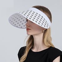 Nouveau D-word Crème Solaire Vide Chapeau Haut De Forme Sport Parasol Chapeau Grand Bord main image 2