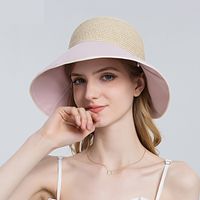 Fashion Fisherman Hat Female Summer Bow Sun Straw Hat Female main image 5