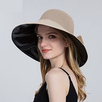 Sombrero De Pescador De Ala Grande Para Mujer Con Protector Solar De Verano De Playa De Vinilo main image 3