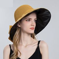 Sombrero De Pescador De Ala Grande Para Mujer Con Protector Solar De Verano De Playa De Vinilo main image 5