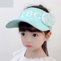 1006 Spring And Summer Baby Sun Hat Children&#39;s Hat Boys And Girls Summer Sun Protection Sun Hat Little Angel Empty Top Hat main image 3