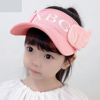 1006 Spring And Summer Baby Sun Hat Children&#39;s Hat Boys And Girls Summer Sun Protection Sun Hat Little Angel Empty Top Hat main image 5