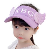 1006 Spring And Summer Baby Sun Hat Children&#39;s Hat Boys And Girls Summer Sun Protection Sun Hat Little Angel Empty Top Hat main image 6