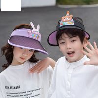 Summer Children&#39;s Discoloration Empty Top Hat Boys And Girls Outdoor Sunshade Hat Baby Sunscreen Hat Cartoon Sun Hat 1024 main image 1