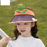 Summer Children&#39;s Discoloration Empty Top Hat Boys And Girls Outdoor Sunshade Hat Baby Sunscreen Hat Cartoon Sun Hat 1024 main image 5