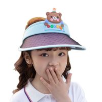 Summer Children&#39;s Discoloration Empty Top Hat Boys And Girls Outdoor Sunshade Hat Baby Sunscreen Hat Cartoon Sun Hat 1024 main image 6