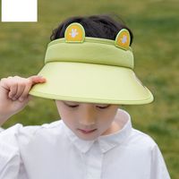 1023 Children&#39;s Sun Protection Hat Summer With Ears Sun Hat Girl Boy Baby Big Brim Empty Top Sun Hat main image 5