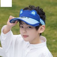 1038 Children&#39;s Sunscreen Empty Top Hat Baby Travel Sun Hat Girl Boy Spring And Summer Baseball Cap Sunshade Hat main image 4