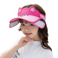 1038 Children&#39;s Sunscreen Empty Top Hat Baby Travel Sun Hat Girl Boy Spring And Summer Baseball Cap Sunshade Hat main image 6