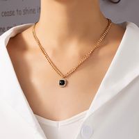 Freshwater Pearl Necklace Women's Diamond-encrusted Alloy Collarbone Chain main image 5