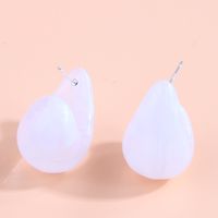 Simple Style Water Droplets Resin Ear Studs main image 3