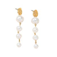 Fashion Shaped Pearl Irregular Plastic Earrings main image 6