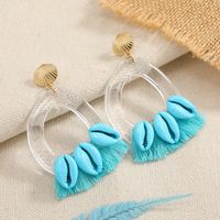 Jewelry Retro Geometric Frosted Alloy Earrings main image 4