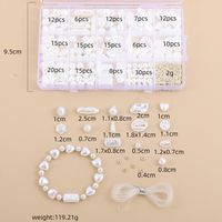 15 Grid Diy Jewelry Accessories Set White Pearl Diy Bracelet Material main image 4