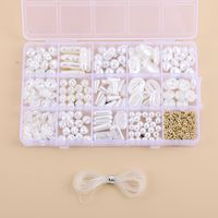 15 Grid Diy Jewelry Accessories Set White Pearl Diy Bracelet Material main image 5