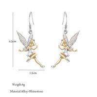 New Cross-border Jewelry Fashion Fairy Earrings Europe And The United States Angel Fairy Flower Fairy Earrings Earrings main image 3