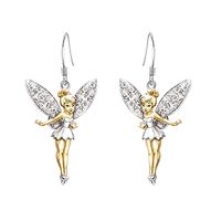New Cross-border Jewelry Fashion Fairy Earrings Europe And The United States Angel Fairy Flower Fairy Earrings Earrings main image 4