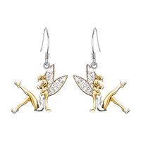 New Cross-border Jewelry Fashion Fairy Earrings Europe And The United States Angel Fairy Flower Fairy Earrings Earrings sku image 2