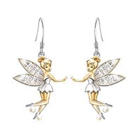 New Cross-border Jewelry Fashion Fairy Earrings Europe And The United States Angel Fairy Flower Fairy Earrings Earrings sku image 5