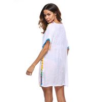 Blusa De Bikini De Playa Con Protección Solar Para Mujer, 6 Colores, Talla Única main image 4
