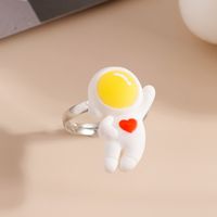 Animation Spaceman Ring Love Cute Children's Day Gift Ring Jewelry Wholesale main image 3