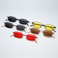 New Small Frame Polygonal Metal Sunglasses main image 3